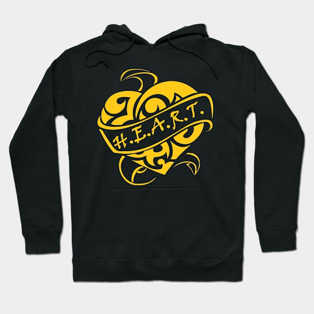 HEART - Gold Hoodie by Tail To Paw Animal Support